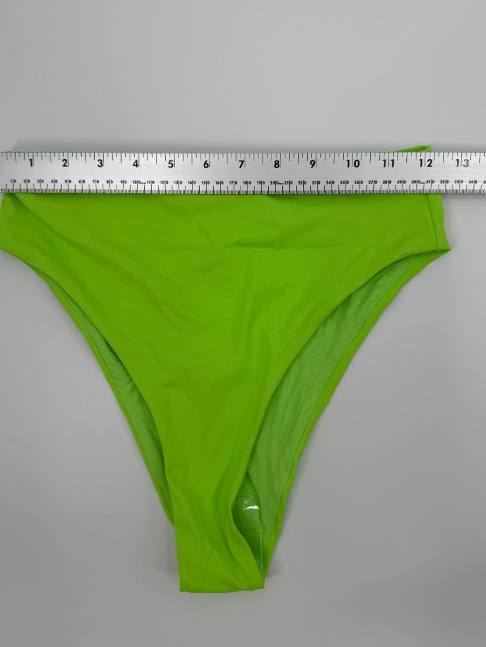 SKIMS Swim Mid Waist Bottom Bikini Neon Green Beach Resortwear Festival Small - Picture 2 of 5